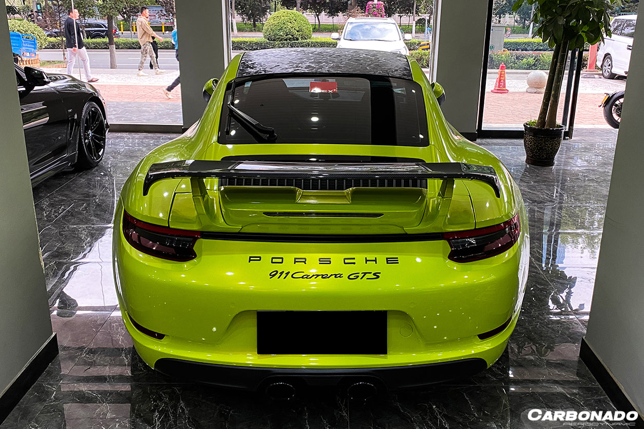 2016-2019 Porsche 911 991.2 Carrera & S & 4S & GTS TA Style Trunk Spoiler Wing - DarwinPRO Aerodynamics