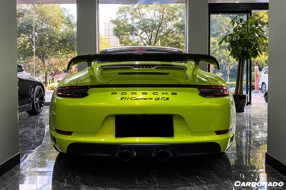 2016-2019 Porsche 911 991.2 Carrera & S & 4S & GTS TA Style Trunk Spoiler Wing - DarwinPRO Aerodynamics