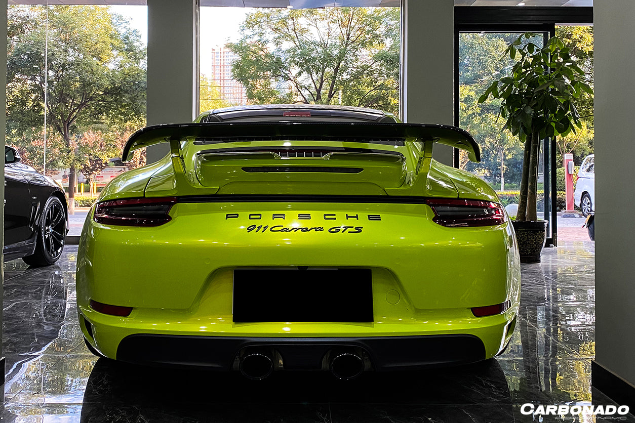 2016-2019 Porsche 911 991.2 Carrera & S & 4S & GTS TA Style Trunk Spoiler Wing - DarwinPRO Aerodynamics