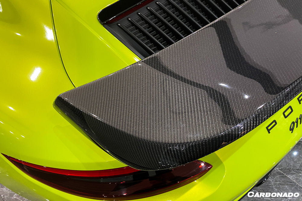 2016-2019 Porsche 911 991.2 Carrera & S & 4S & GTS TA Style Trunk Spoiler Wing - DarwinPRO Aerodynamics