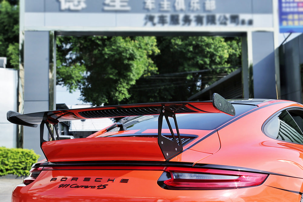 2016-2019 Porsche 911 991.2 Carrera & S & 4S & 4 & T & GTS VRS-GT Style Trunk Spoiler Wing - DarwinPRO Aerodynamics