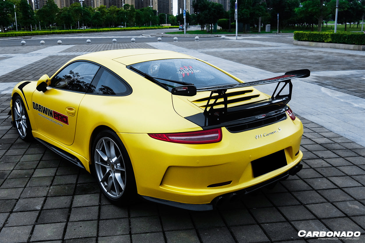 2016-2019 Porsche 911 991.2 Carrera & S & 4S & 4 & T & GTS VRS-GT Style Trunk Spoiler Wing - DarwinPRO Aerodynamics