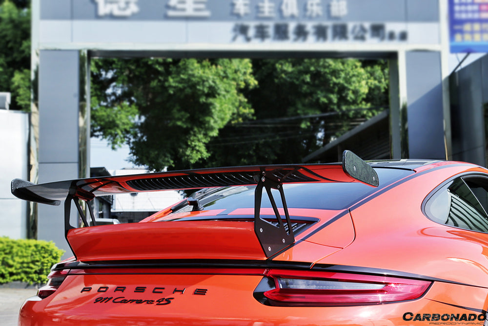 2016-2019 Porsche 911 991.2 Carrera & S & 4S & 4 & T & GTS VRS-GT Style Trunk Spoiler Wing - DarwinPRO Aerodynamics