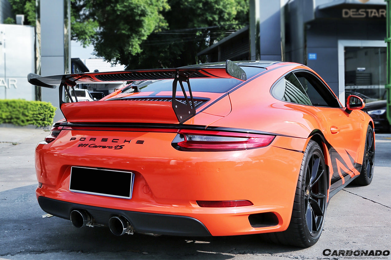 2016-2019 Porsche 911 991.2 Carrera & S & 4S & 4 & T & GTS VRS-GT Style Trunk Spoiler Wing - DarwinPRO Aerodynamics