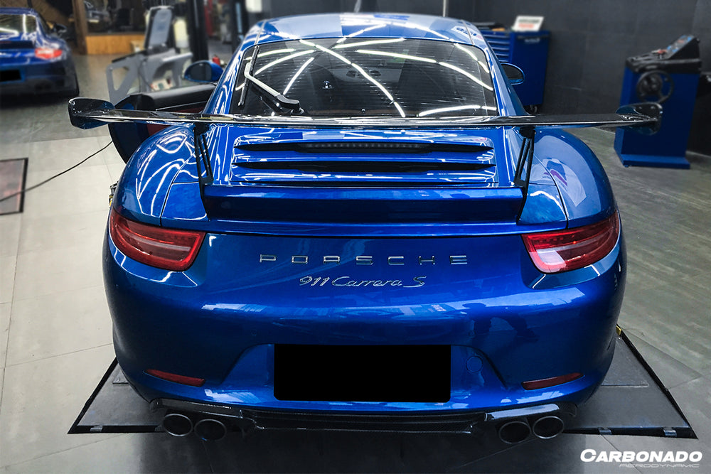 2016-2019 Porsche 911 991.2 Carrera & S & 4S & 4 & T & GTS VRS-GT Style Trunk Spoiler Wing - DarwinPRO Aerodynamics
