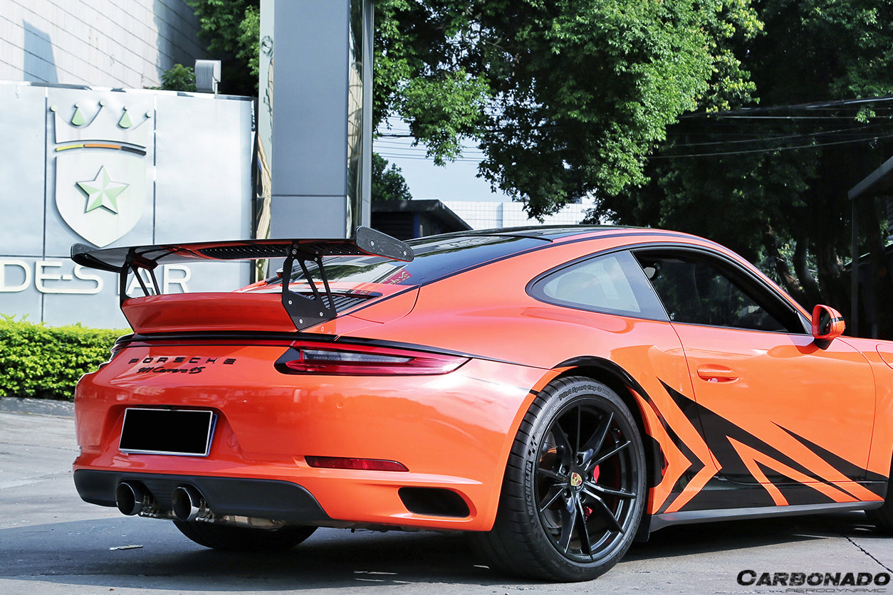 2016-2019 Porsche 911 991.2 Carrera & S & 4S & 4 & T & GTS VRS-GT Style Trunk Spoiler Wing - DarwinPRO Aerodynamics