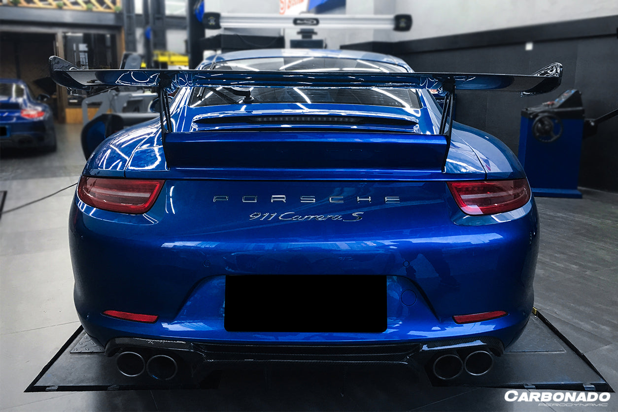 2016-2019 Porsche 911 991.2 Carrera & S & 4S & 4 & T & GTS VRS-GT Style Trunk Spoiler Wing - DarwinPRO Aerodynamics