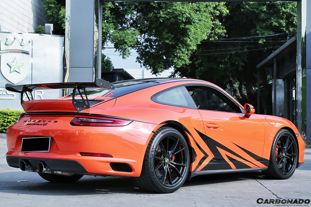 2016-2019 Porsche 911 991.2 Carrera & S & 4S & 4 & T & GTS VRS-GT Style Trunk Spoiler Wing - DarwinPRO Aerodynamics