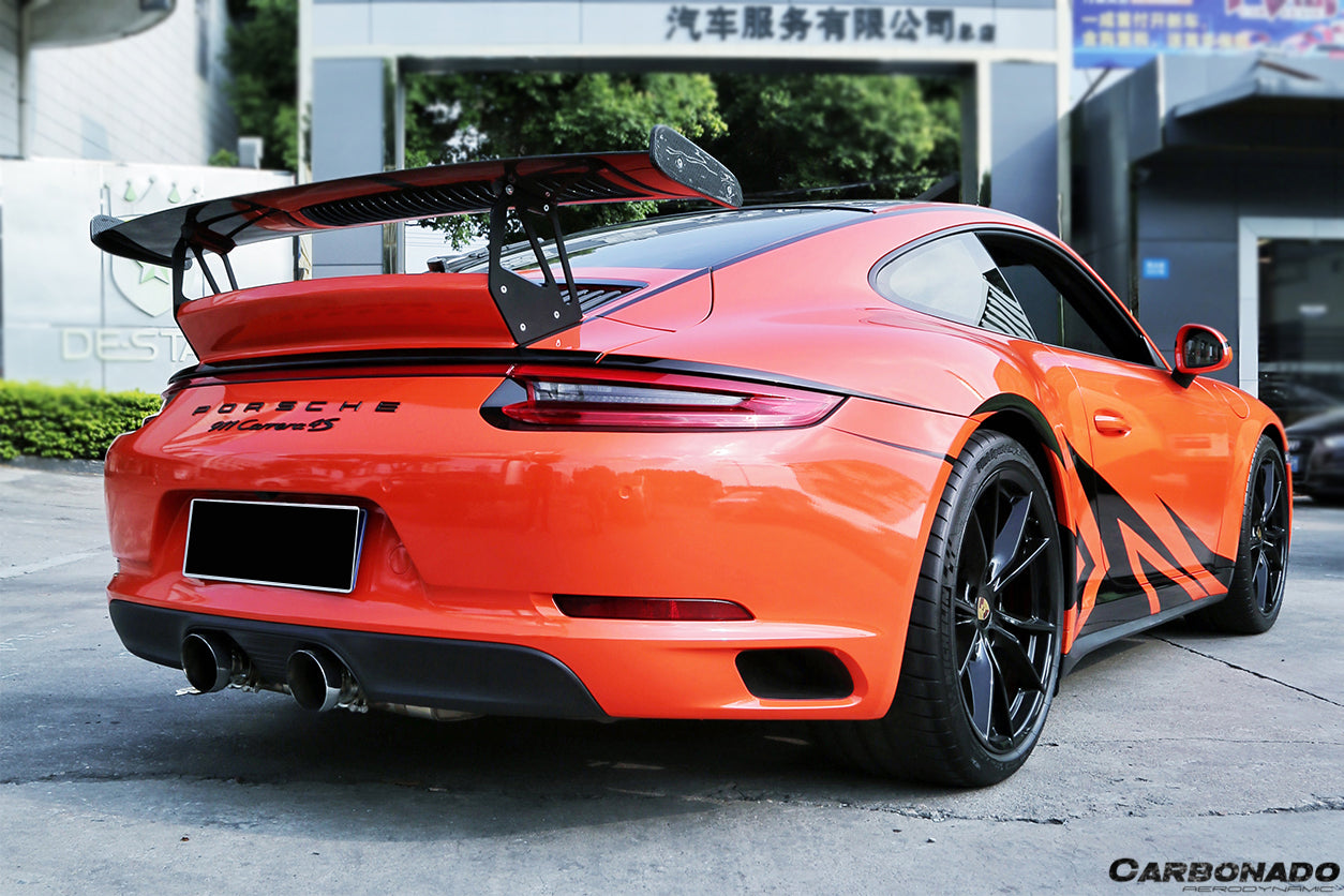 2016-2019 Porsche 911 991.2 Carrera & S & 4S & 4 & T & GTS VRS-GT Style Trunk Spoiler Wing - DarwinPRO Aerodynamics