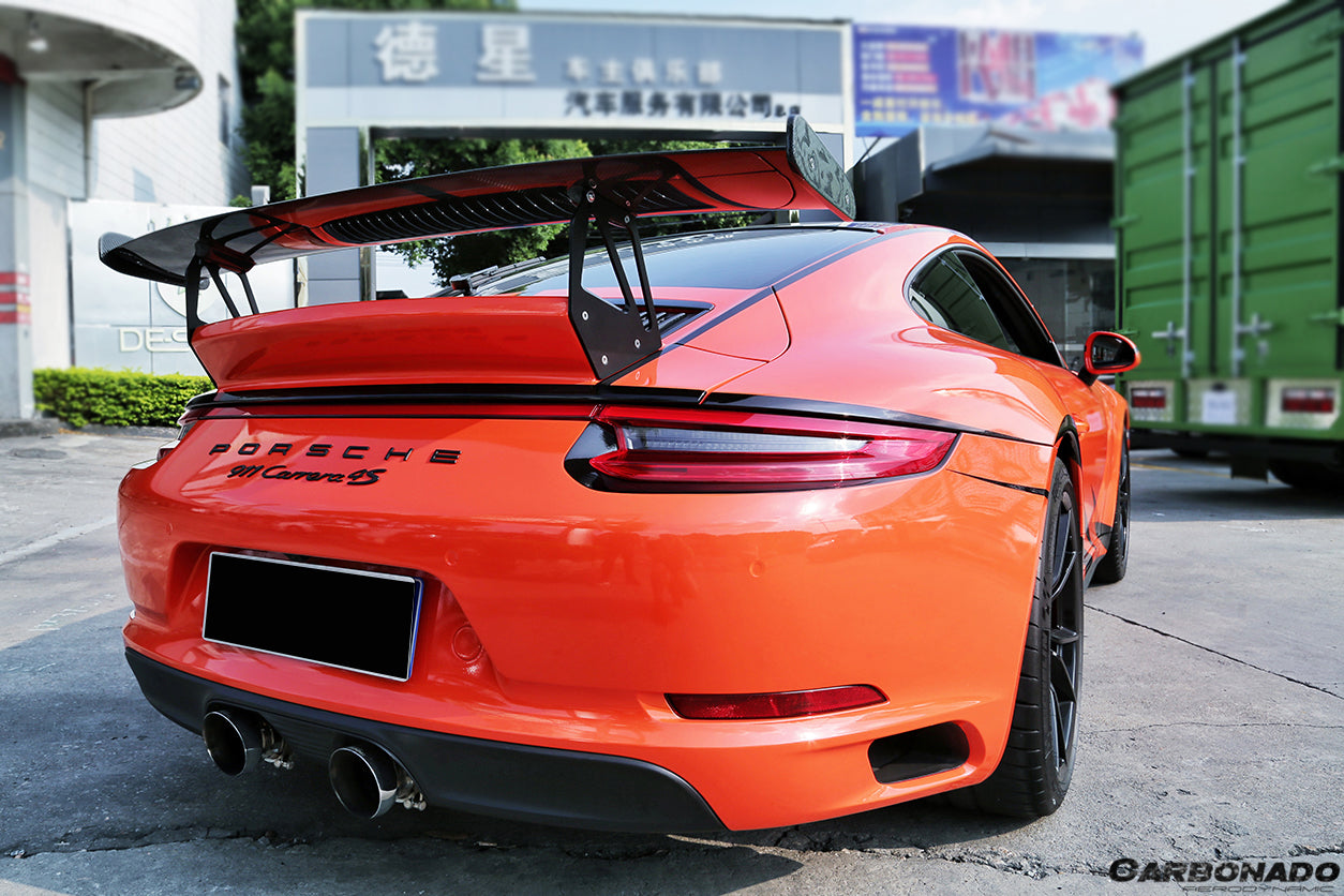 2016-2019 Porsche 911 991.2 Carrera & S & 4S & 4 & T & GTS VRS-GT Style Trunk Spoiler Wing - DarwinPRO Aerodynamics