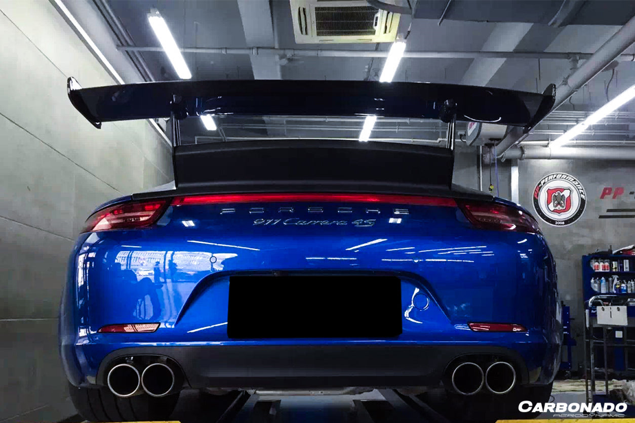 2016-2019 Porsche 911 991.2 Carrera & S & 4S & 4 & T & GTS VRS-GT Style Trunk Spoiler Wing - DarwinPRO Aerodynamics