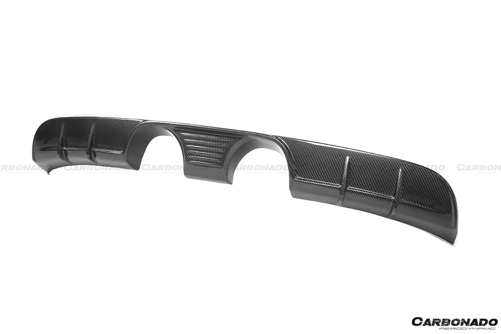 2016-2019 Porsche 911 991.2 Carrera/Targa/S/4S/GTS Style Borde de escape central trasero