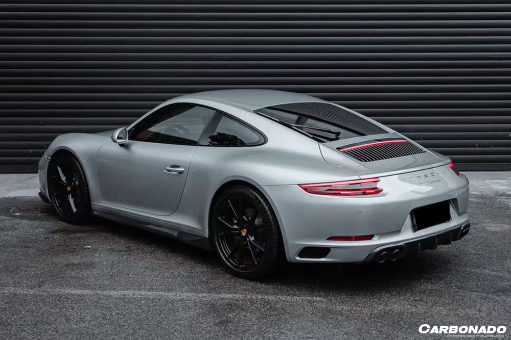 2016-2019 Porsche 911 991.2 Carrera/Targa/S/4S/GTS OD Style - Labio trasero de escape cuádruple