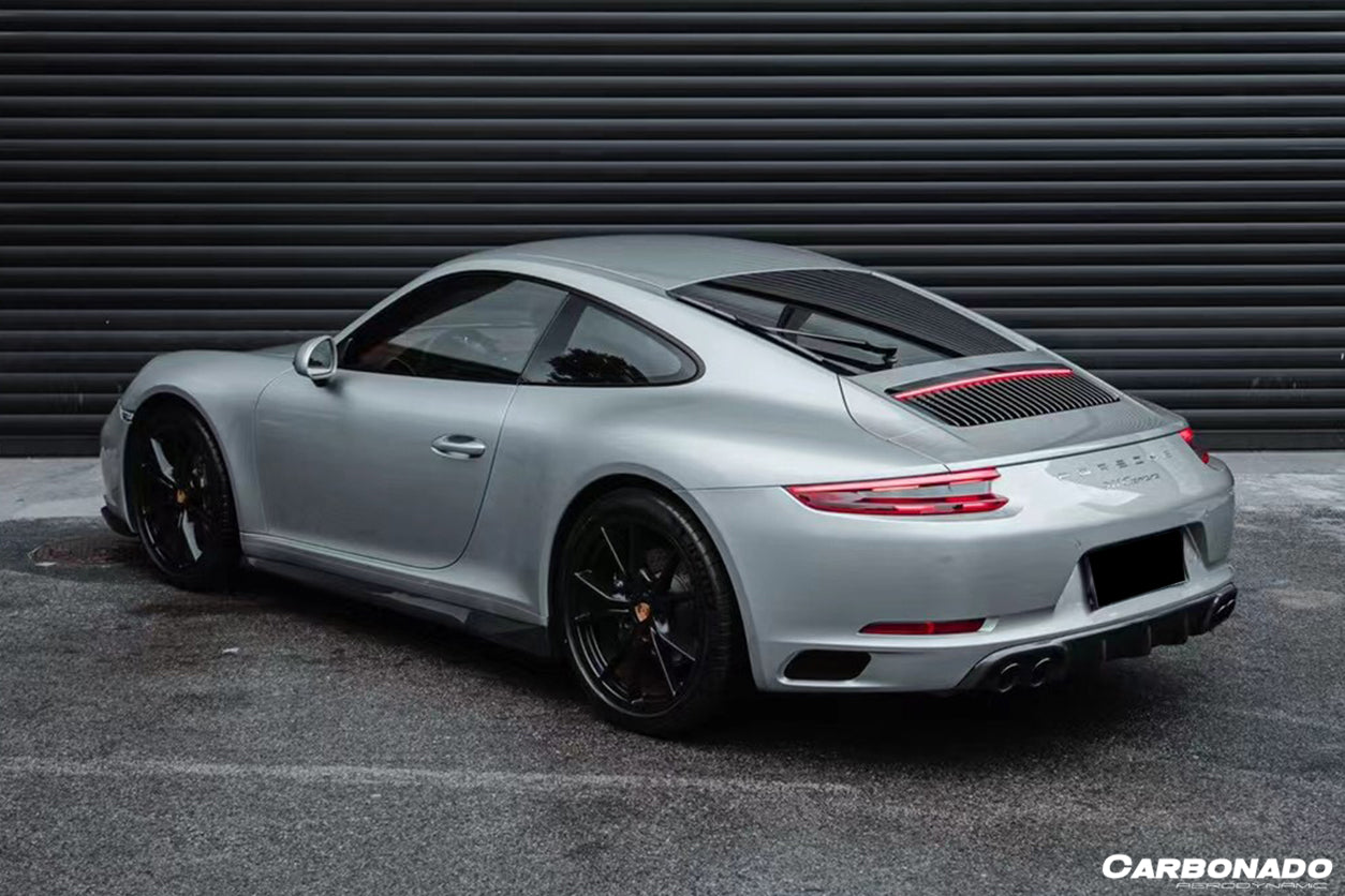 2016-2019 Porsche 911 991.2 Carrera/Targa/S/4S/GTS OD Style - Labio trasero de escape cuádruple