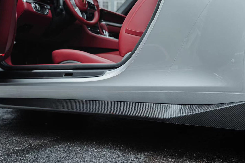 2016-2019 Porsche 911 991.2 Carrera S OD Style Side Skirts - DarwinPRO Aerodynamics