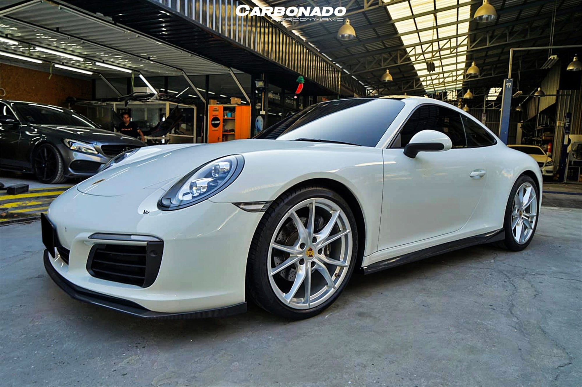 2016-2019 Porsche 911 991.2 Carrera S OD Style Side Skirts - DarwinPRO Aerodynamics