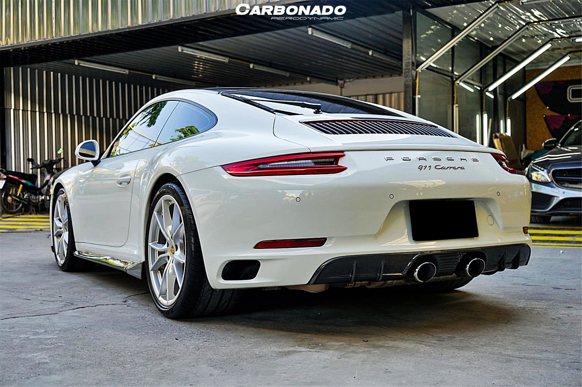 2016-2019 Porsche 911 991.2 Carrera S OD Style Side Skirts - DarwinPRO Aerodynamics