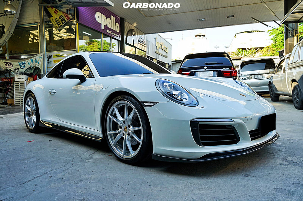 2016-2019 Porsche 911 991.2 Carrera S OD Style Side Skirts - DarwinPRO Aerodynamics