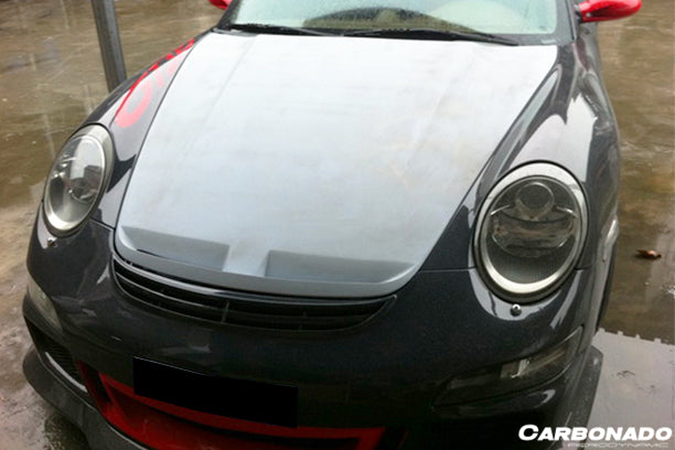 2005-2012 Porsche 911 997 Carrera & S & 4S & Turbo & 06-12 Cayman & Boxster 987 TA Style Hood - DarwinPRO Aerodynamics
