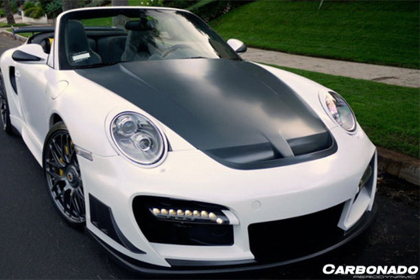2005-2012 Porsche 911 997 Carrera & S & 4S & Turbo & 06-12 Cayman & Boxster 987 TA Style Hood - DarwinPRO Aerodynamics