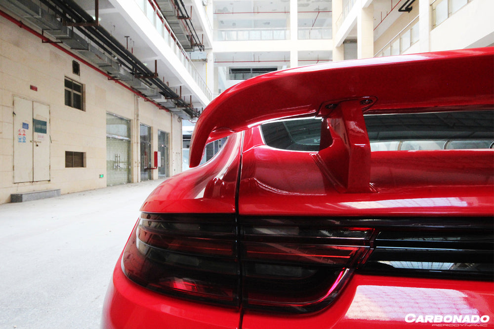 Alerón de maletero de fibra de carbono estilo TA para Porsche Panamera 971-1 y 971-2 2017-23