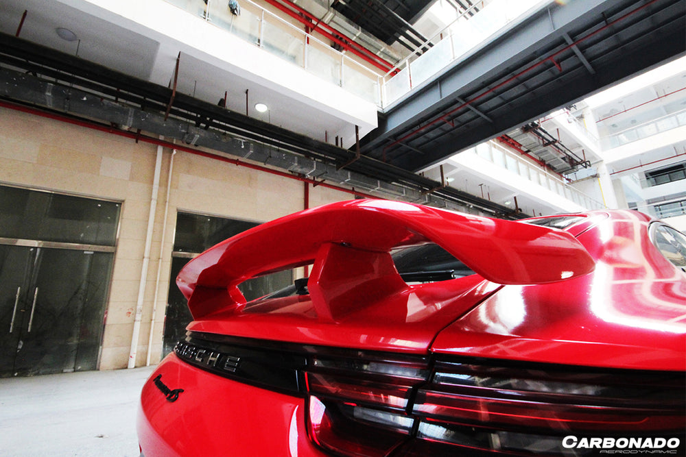 Alerón de maletero de fibra de carbono estilo TA para Porsche Panamera 971-1 y 971-2 2017-23