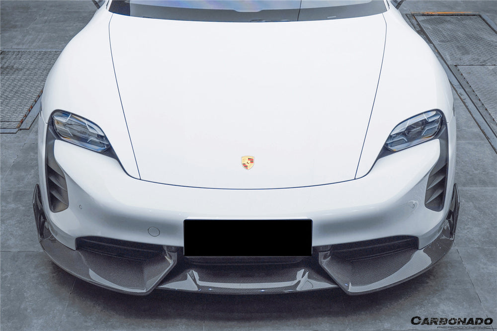 2019-2024 Porsche Taycan & 4 & 4S & GTS & TURBO CADO Style Front Lip