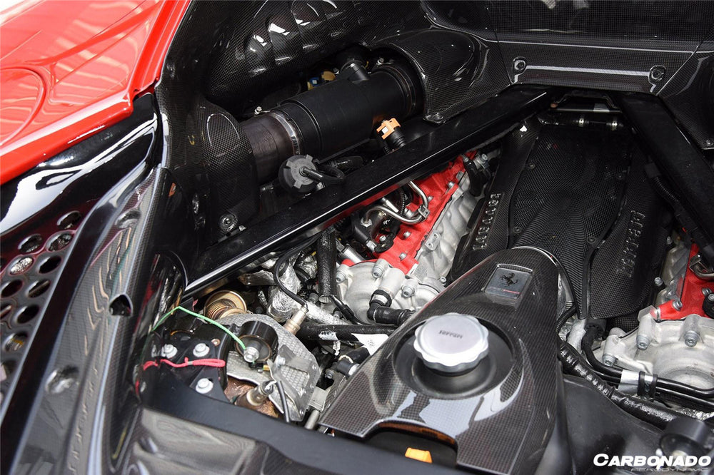 2020-UP Ferrari SF90 Stradale OE Style Autoclave Carbon Fiber Engine ...