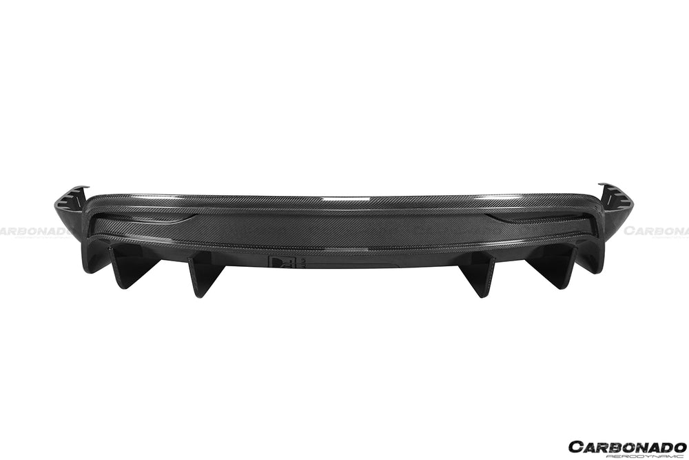 Difusor trasero de fibra de carbono estilo RZS para SUV Tesla X 2019-2021