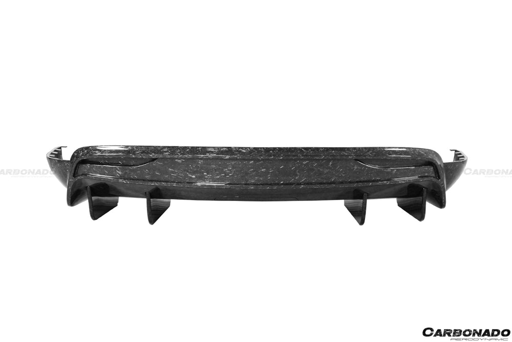 Difusor trasero de fibra de carbono estilo RZS para SUV Tesla X 2019-2021