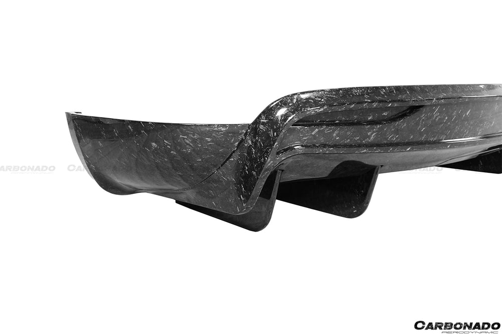Difusor trasero de fibra de carbono estilo RZS para SUV Tesla X 2019-2021