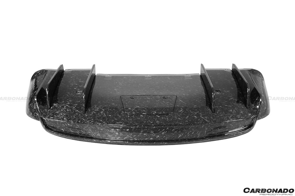 Difusor trasero de fibra de carbono estilo RZS para SUV Tesla X 2019-2021