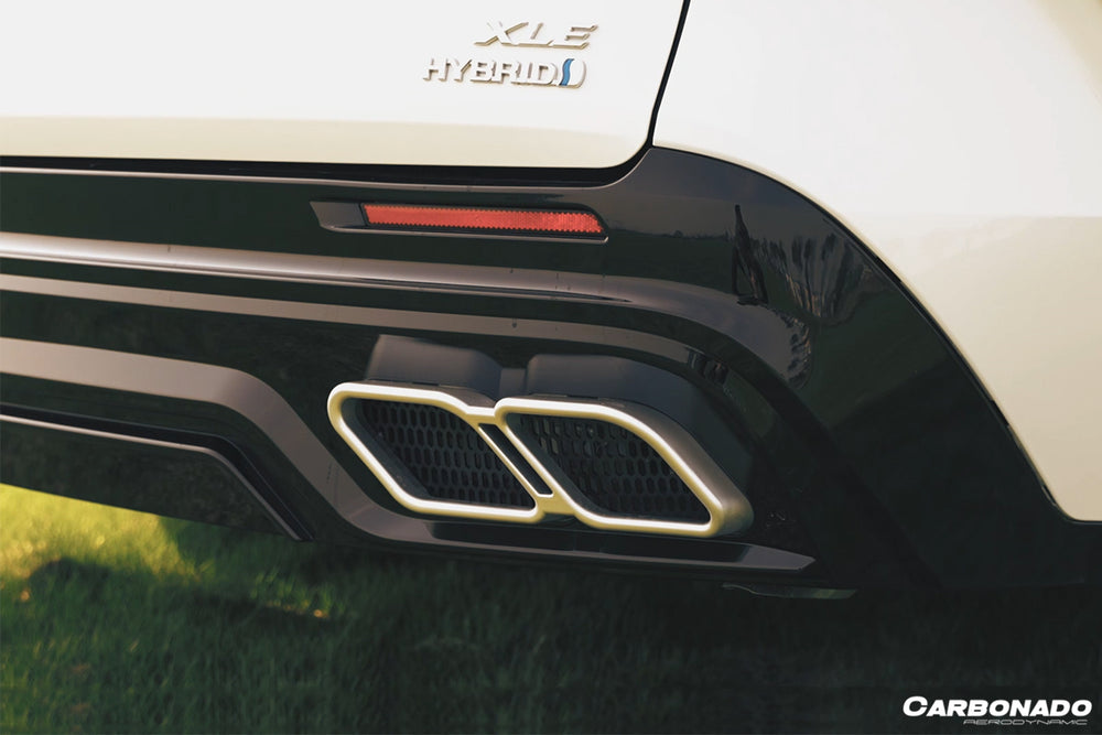 2021-UP Toyota Sienna Thunder Style Plastic Rear Diffuser with Tips