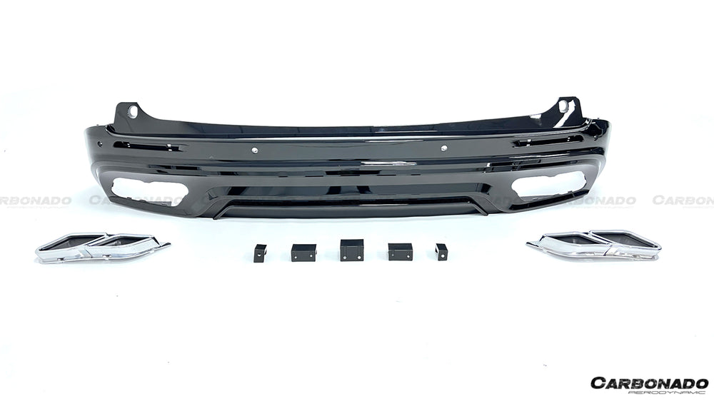 2021-UP Toyota Sienna Thunder Style Plastic Rear Diffuser with Tips