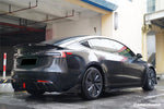  2023-2025 Tesla Model 3 LCI Turbo Style Carbon Fiber Pattern Look Body Kit 