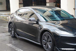  2023-2025 Tesla Model 3 LCI Turbo Style Carbon Fiber Pattern Look Body Kit 