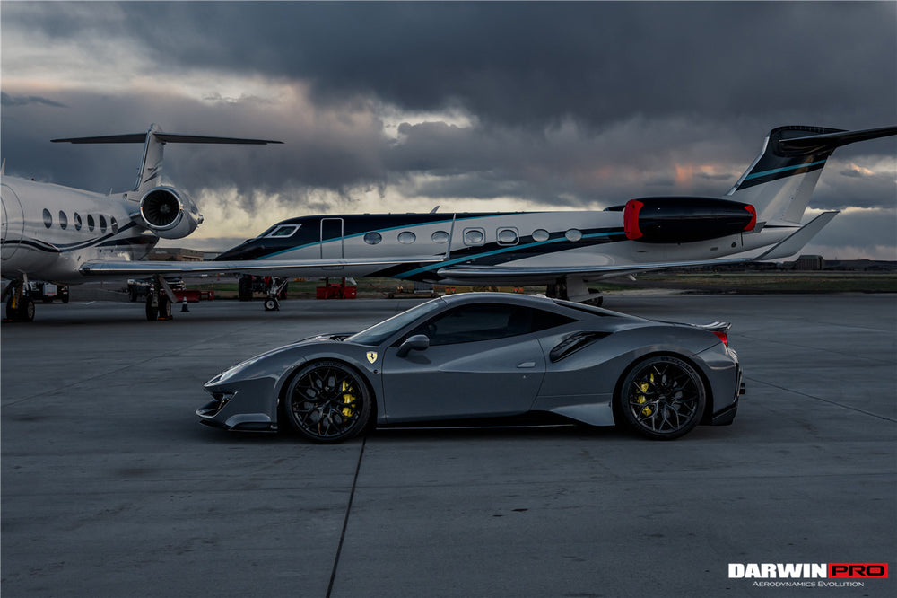 2015-2020 Ferrari 488 GTB & Spyder Pista Style Quarter Panel Side Scoops