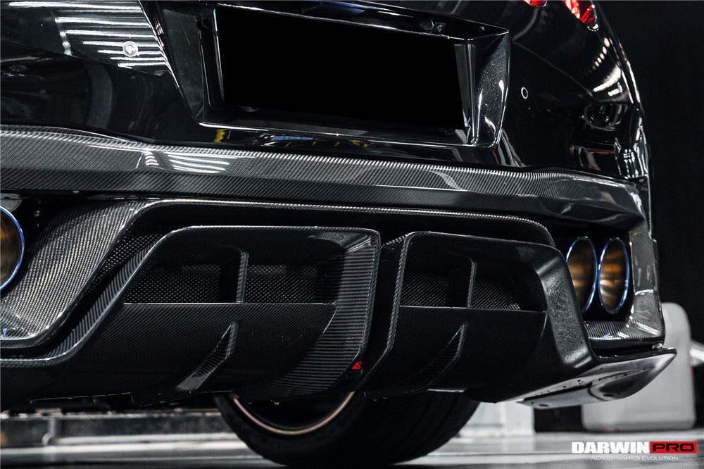 2017-2023 Nissan GTR R35 EBA Carbon Fiber Rear Diffuser DarwinPRO (BKSS)