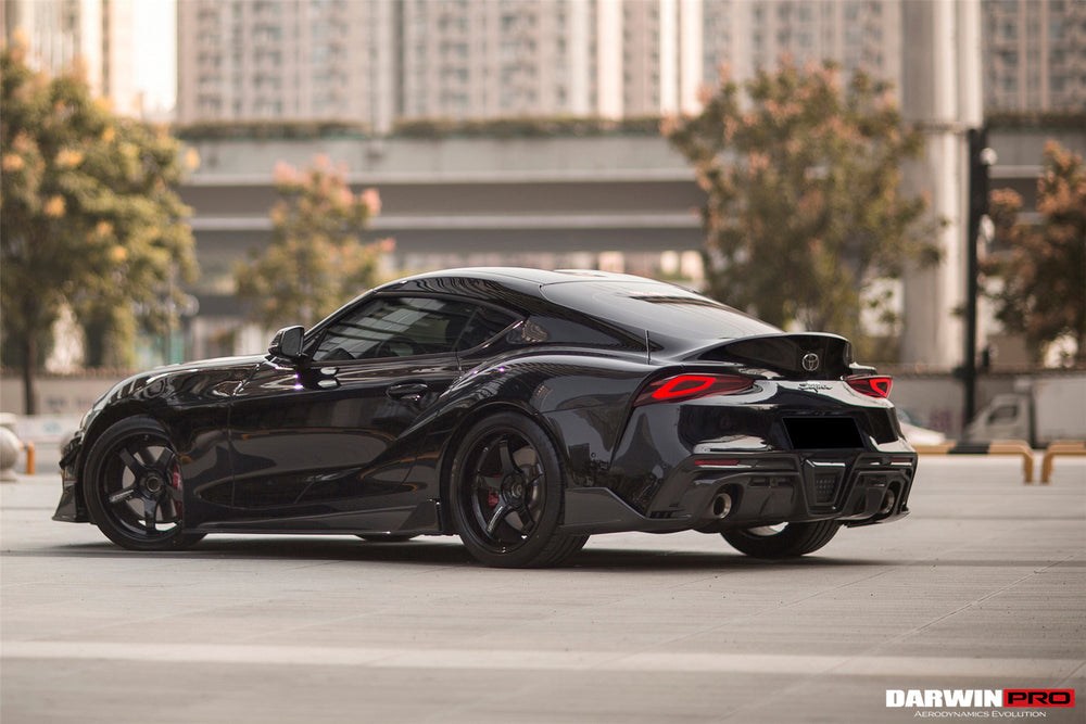 Parachoques trasero de fibra de carbono estilo BKSS A90 A91 para Toyota GR Supra (J29 y DB) 2019 en adelante