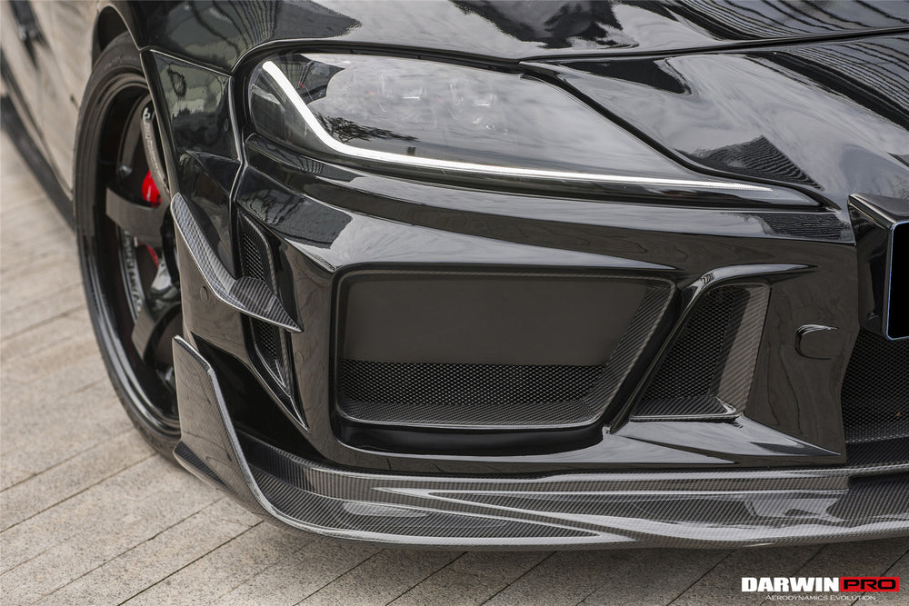 2019-UP Toyota GR Supra (J29 & DB) A90 A91 BKSSII Style Partial Carbon Fiber Front Bumper