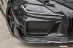  2019-UP Toyota GR Supra (J29 & DB) A90 A91 BKSSII Style Partial Carbon Fiber Front Bumper 