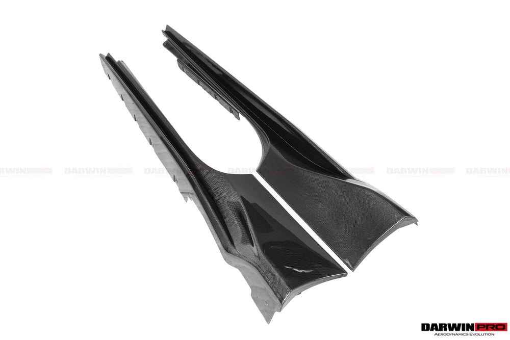 2015-2020 Ferrari 488 GTB | Spider Pista Style Carbon Fiber Side Skirts