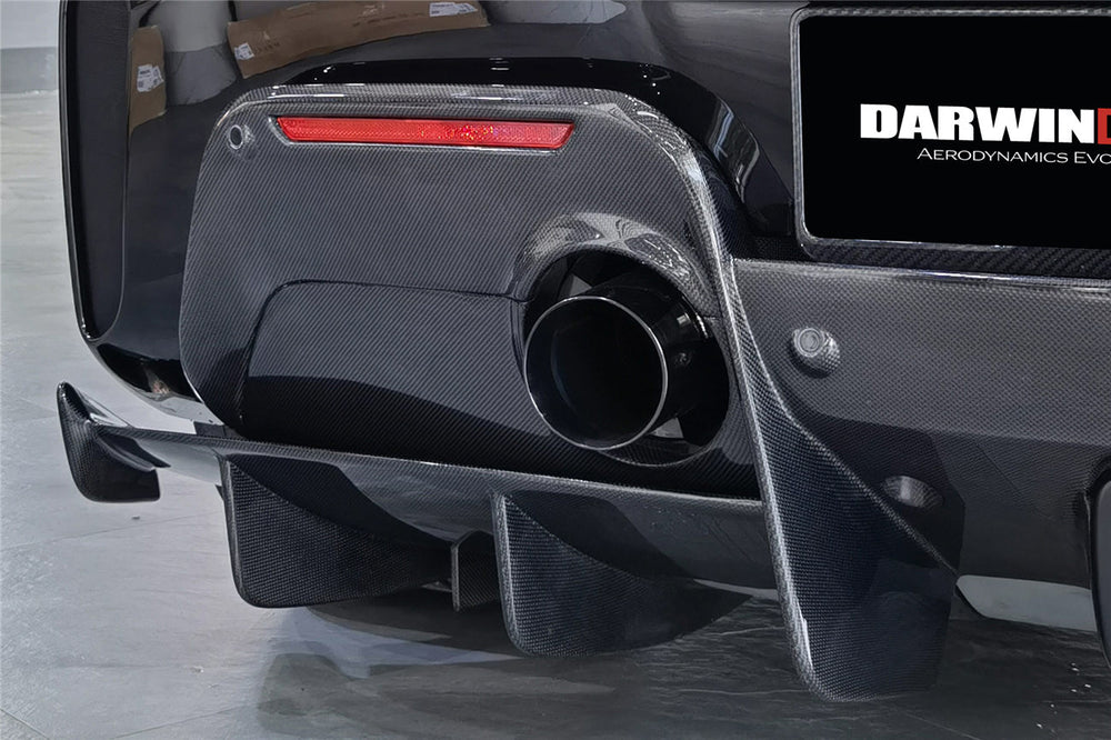 Parachoques trasero y alerón estilo pista Ferrari 488 Spyder 2015-2020