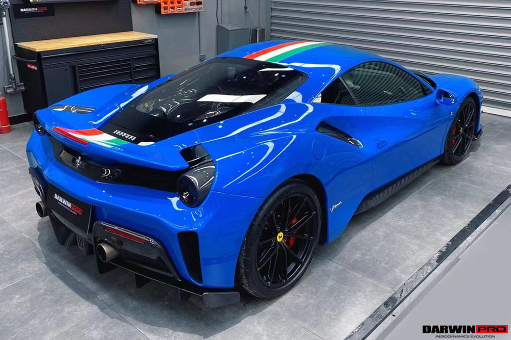 2018-2022 Ferrari 488 Pista Origenal Rear Bumper Carbon Fiber Upper Shell