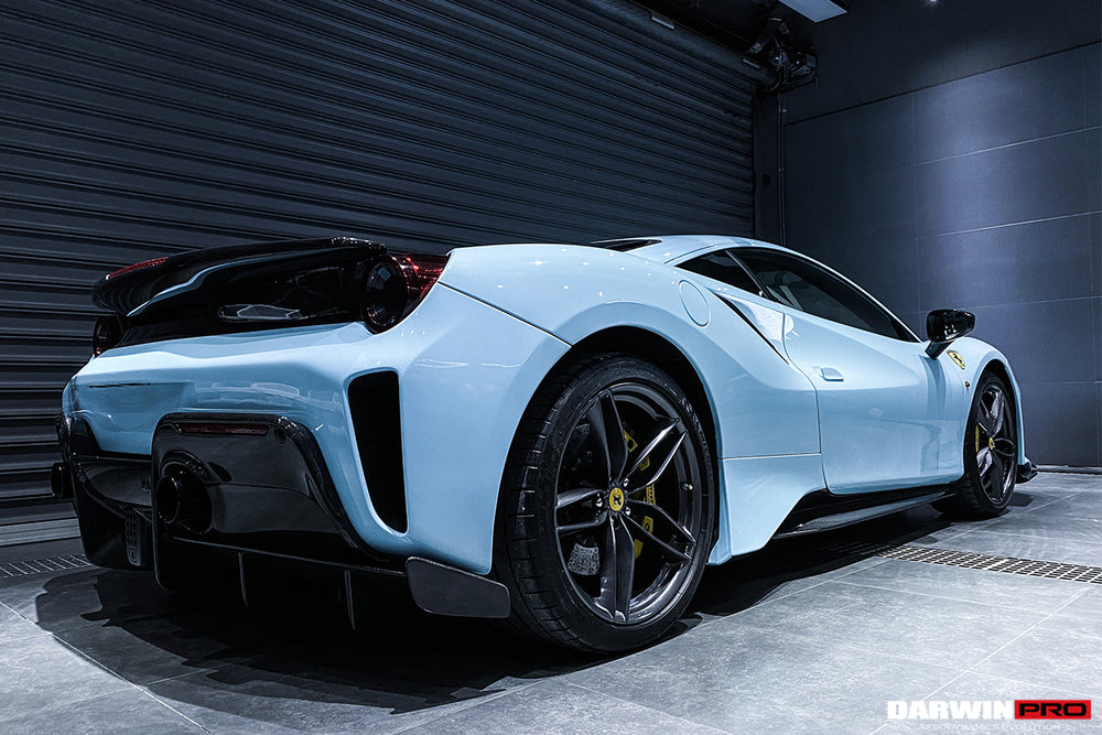 2015-2020 Ferrari 488 GTB | Spider Pista Style Carbon Fiber Side Skirts