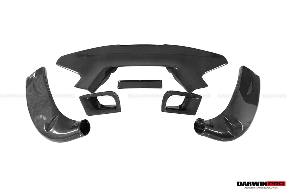 Parachoques trasero y alerón estilo pista Ferrari 488 GTB 2015-2020