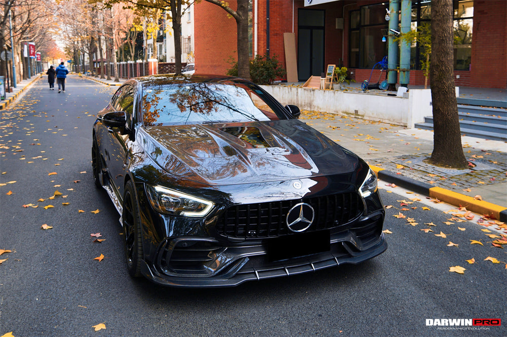 DarwinPRO 2019-2024 Mercedes Benz AMG GT50 GT53 GT43 GT63 GT63S 4Door Coupe X290 IMP Performance Ver.2 Part Carbon Fiber Front Bumper