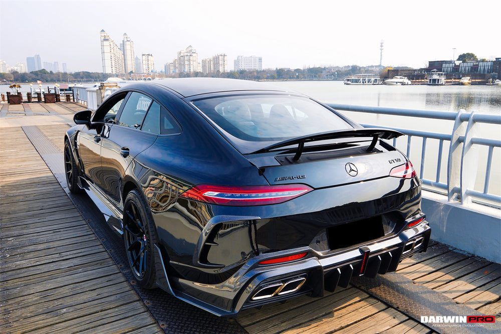 DarwinPRO 2019-2024 Mercedes Benz AMG GT50 GT53 GT43 GT63 GT63S 4Door Coupe X290 IMP Performance Ver.2 Part Carbon Fiber Rear Bumper