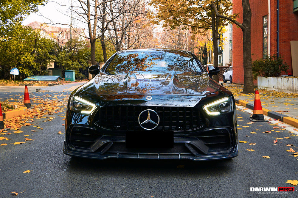 DarwinPRO 2019-2024 Mercedes Benz AMG GT50 GT53 GT43 GT63 GT63S 4Door Coupe X290 IMP Performance Ver.2 Part Carbon Fiber Front Bumper