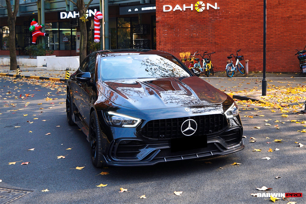 DarwinPRO 2019-2024 Mercedes Benz AMG GT50 GT53 GT43 GT63 GT63S 4Door Coupe X290 IMP Performance Ver.2 Part Carbon Fiber Front Bumper